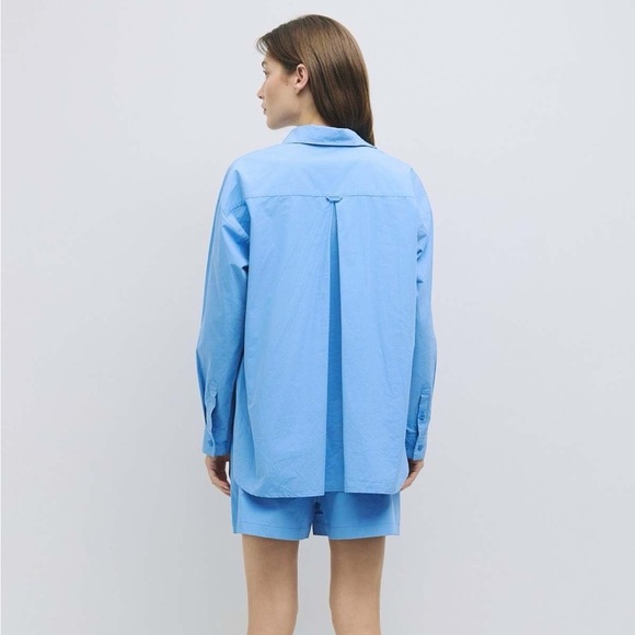 Mod Ref Raya Poplin Top Size Small - Blue - Picture 6 of 6